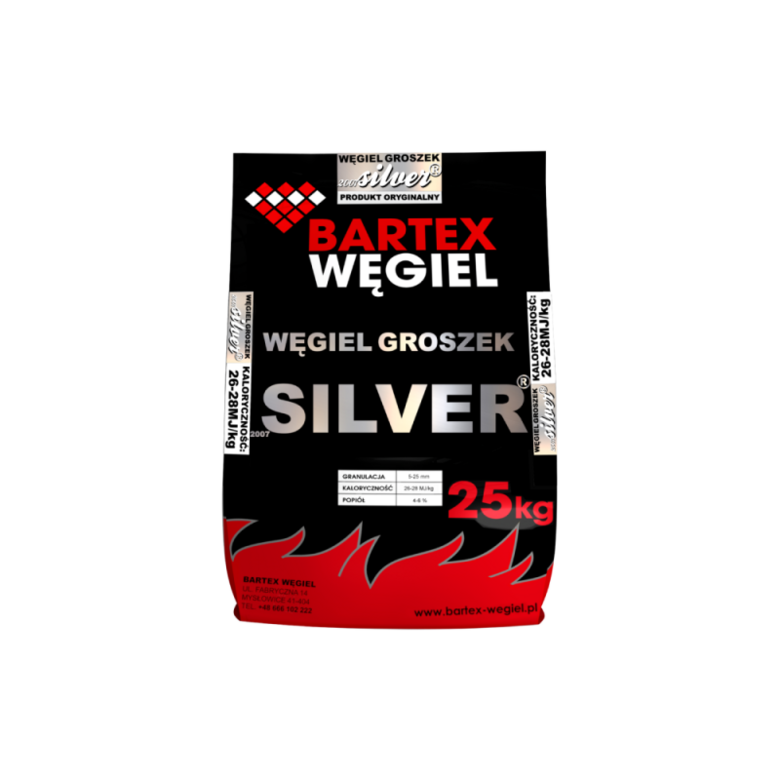 Węgiel groszek BARTEX SILVER